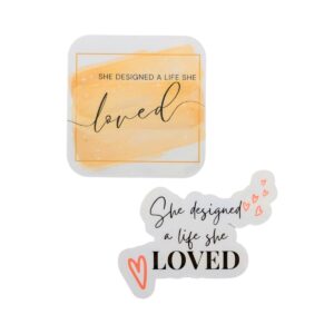 Life She Loved Glossy Sticker