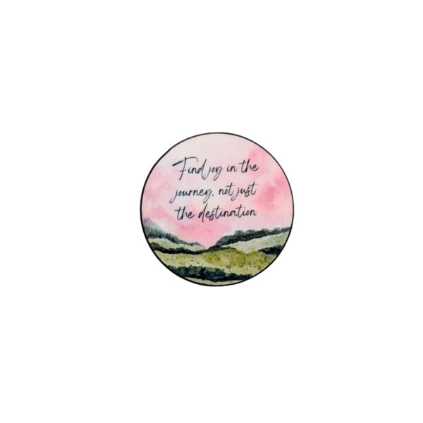 Find Joy in the Journey Glossy Sticker