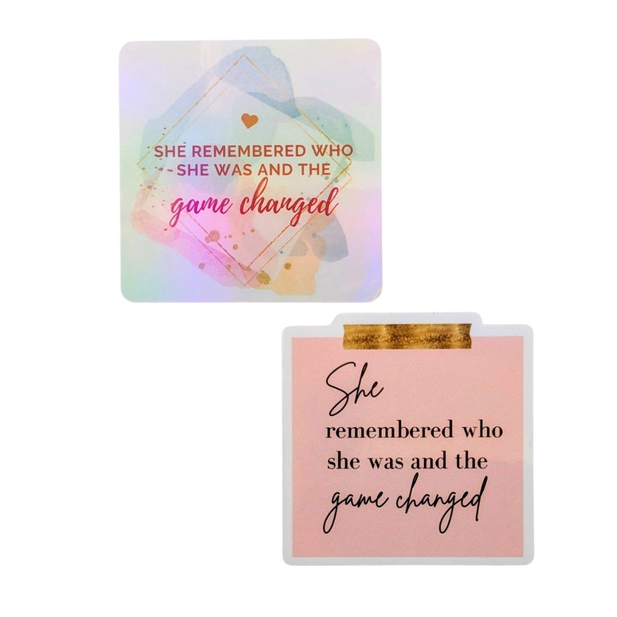 Game Changed Glossy Sticker