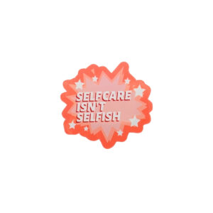 Self-Care Glossy Sticker